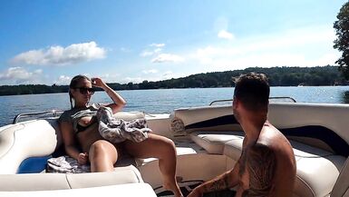 Last few weeks of summer so we had to get in some hot sex on the lake - 8 image