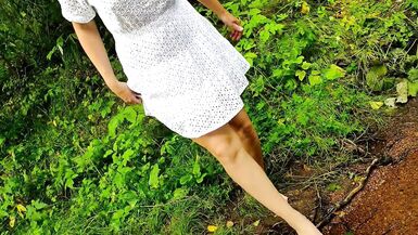 Was meine Stiefmutter trägt Upskirt - MILF keine Schlüpfer - Dirty Sexy Soles