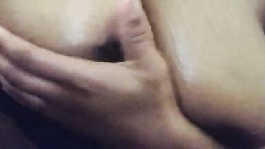Big Oiled up Ebony Tits - 10 image