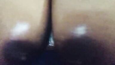 Big Oiled up Ebony Tits - 2 image