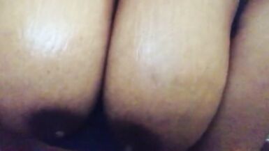 Big Oiled up Ebony Tits - 9 image