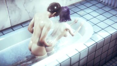 Naruto: Konan - Hot Bath POV Wet Doggystyle Handjob - 10 image