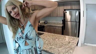 Stepmom Gives Dating Tips and Seduces Stepson Blowjob - 1 image