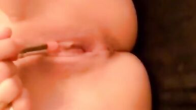 MILF Pussy Fucked with Toys - 2 image