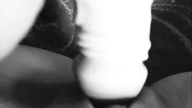 Naughty Wife playing with her wet pussy well husband's away - 9 image